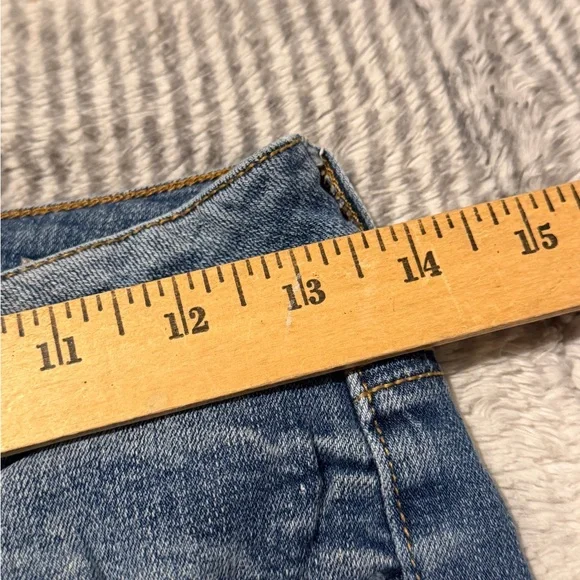 American Eagle Skinny Low Rise Jeans Womens 6 Blue Stretch Jeggings Skater Indie - Picture 10 of 12